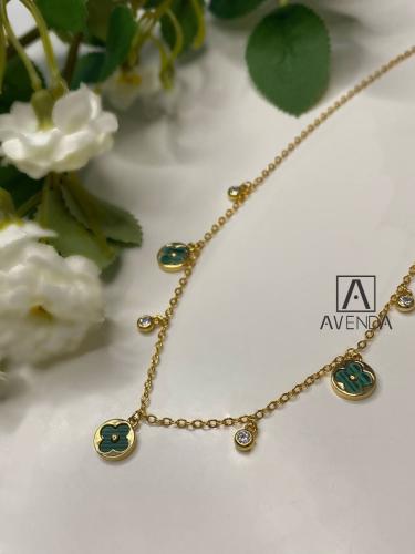 سلسال شوكر مطلي ذهب