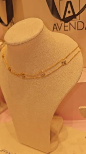 شوكر انيق ذهبي