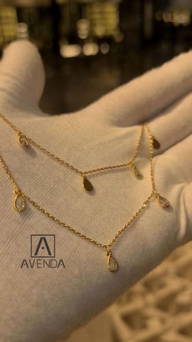 سلسال مطلي ذهب دورين