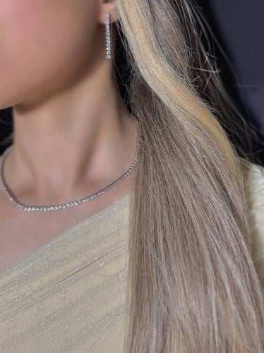 طقم تنس فضي