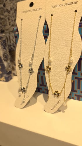 خلخال ناعم مطلي ذهب