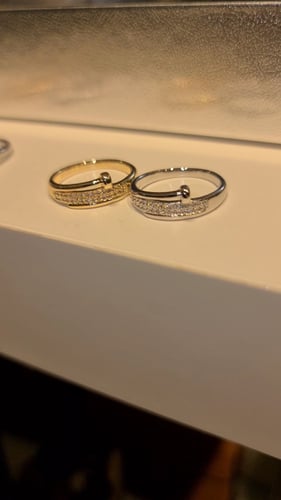 خاتم ناعم مطلي