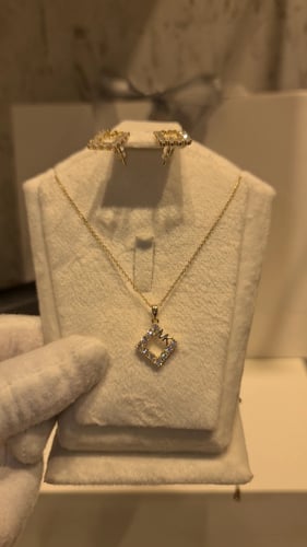 طقم زركون مايكل كورس بتصميم الماس