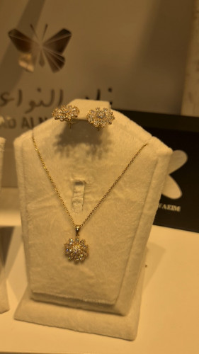 طقم زركون ناعم