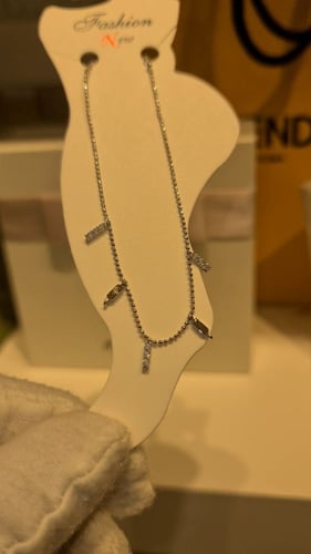 خلخال مطلي وناعم