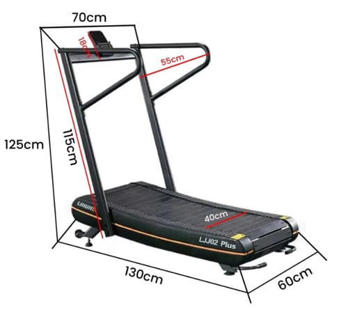 سير مشي غير كهربائي يتحمل150كغ Non-Electric Walkin...