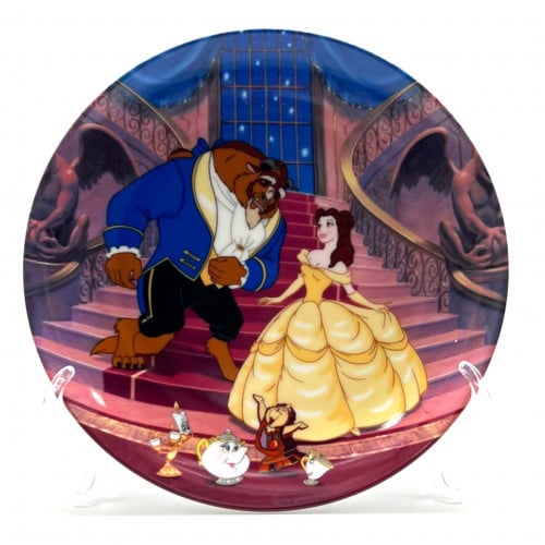 صحن فني - الجميلة و الوحش