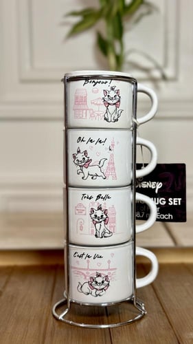 مجموعة أكواب إسبرسو ديزني - القطة ماري