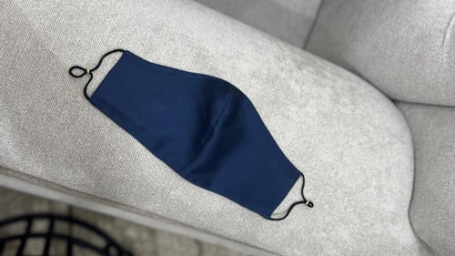 كمام حرير ازرق