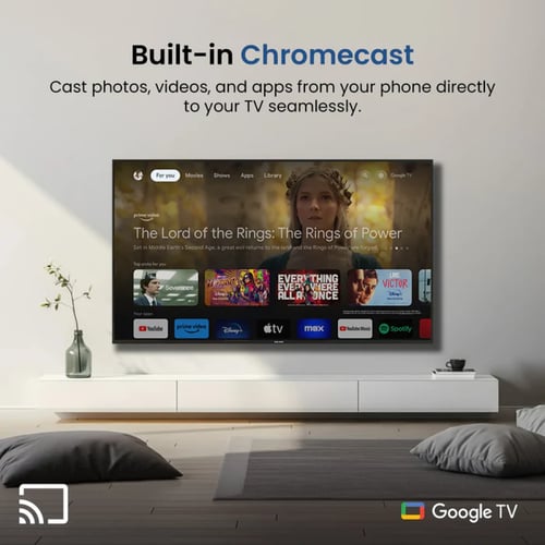 ستار تراك تلفزيون جوجل الذكي 65 بوصة 4K HDR مع كرو...
