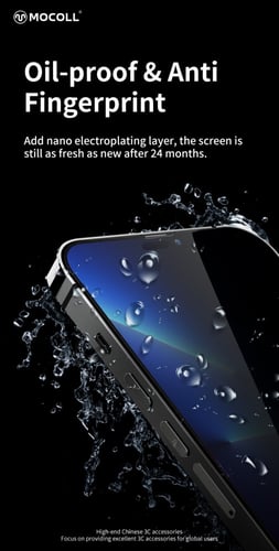 ستكر حماية برايفسي من الزجاج المقوى 2.5D لهاتف ايف...