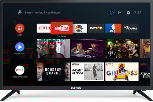 تلفزيون LED سمارت 32 بوصة HD بنظام اندرويد ، تصميم...