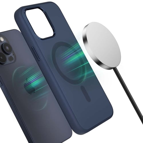 غلاف ايفون ازرق Green Lion Duo من السيليكون لهاتف...