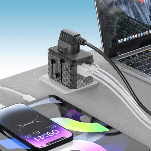 محول السفر العالمي متعدد المنافذ من باورولوجي PD 6...