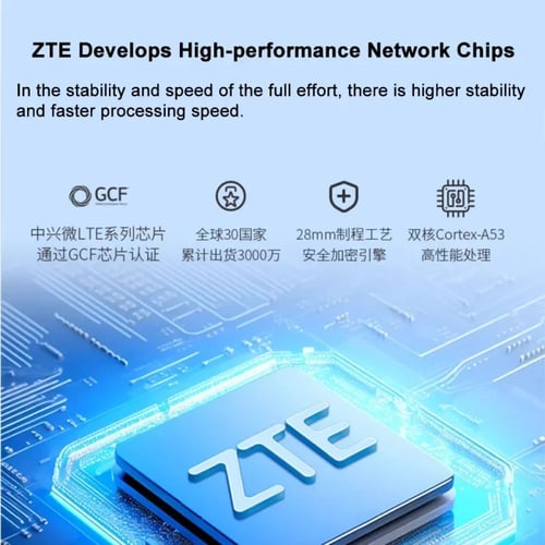 راوتر ZTE لاسلكي محمول، يدعم سرعة 150 ميجابت/ثانية...