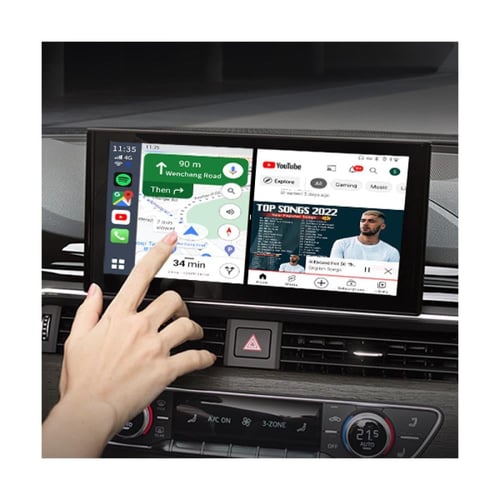 مشغل Carplay لاسلكي نظام اندرويد 13 بسعة 128GB مع...