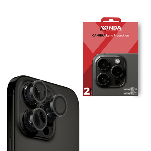 زوندا حماية كاميرا ايفون 16 برو/ 16 برو ماكس (2 حب...