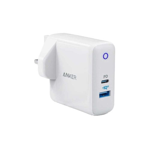 شاحن جداري أنكر باور بورت بقوة 35 واط بمنفذين USB-...