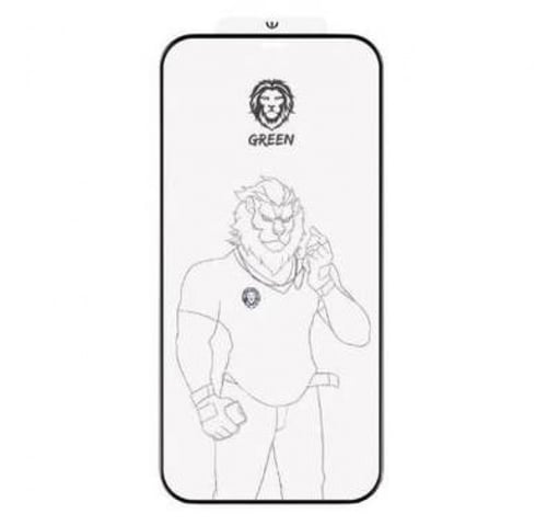 حماية شاشة زجاج 3D شفاف12 برو ماكس جرين ليون