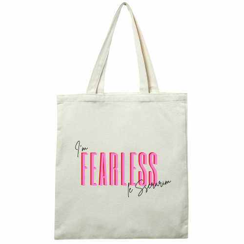 شنطة قماشية Toe bag ليسيرافيم Le Sserafim وعبارة I...