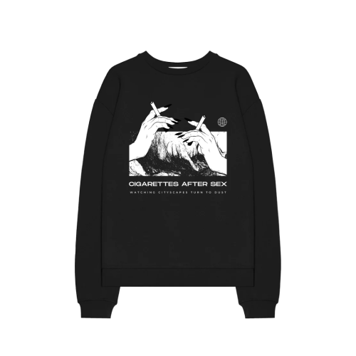 سويت شيرت بطباعة Cigarettes after sex