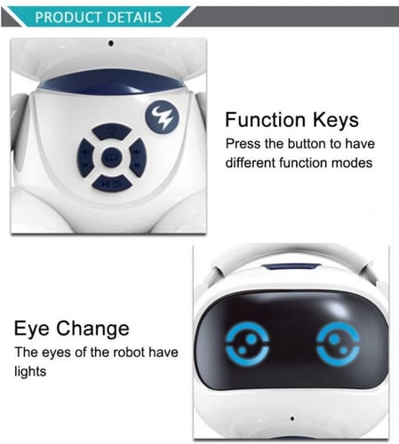 روبوت ذكي مع ريموت تحكم - لون أزرق