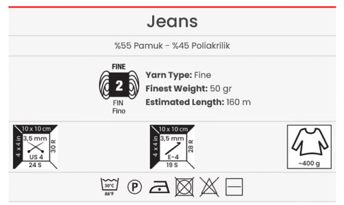 yarnart jeans 36 - يارن آرت جينز