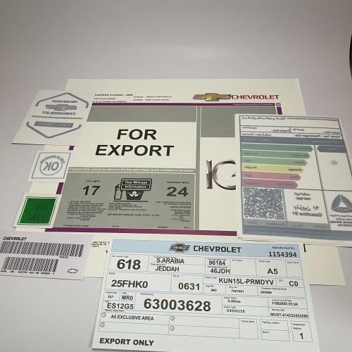 بكج استكرات شفروليه