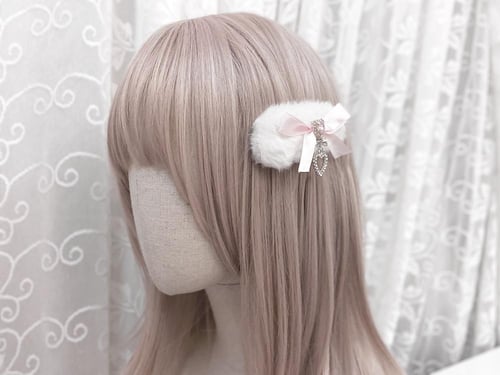 Winter angel hairclip