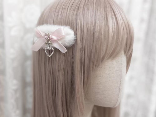 Winter angel hairclip