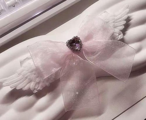 Angelic wings doll for mic لبس زينة للمايك