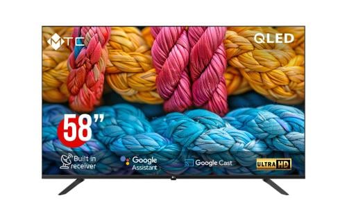 شاشة تلفزيون ام تي سي 58 بوصة سمارت، 4K UHD، لوحة...