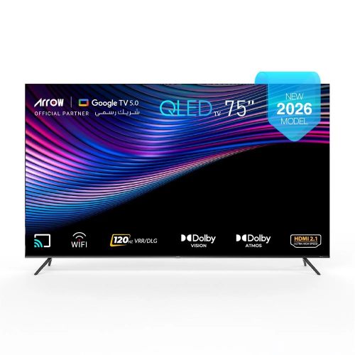 ارو شاشة سمارت 4K كيو إل إي دي 75 بوصة بنظام تلفزي...