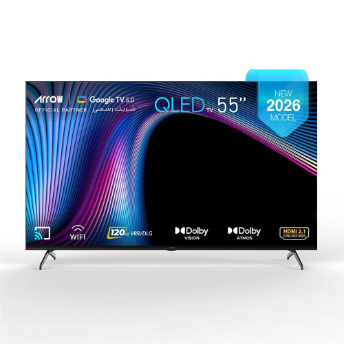 ارو شاشة سمارت 4K كيو إل إي دي 55 بوصة بنظام تلفزي...