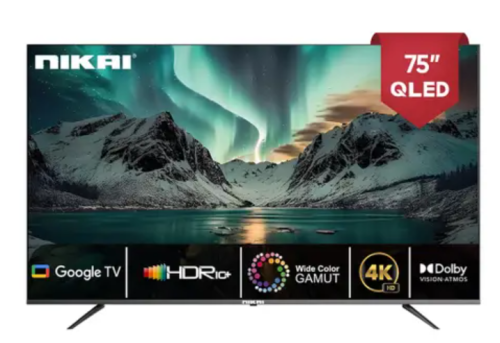 تلفزيون نيكاي كيوليد 75 بوصة 4K QLED شاشة دولبي او...