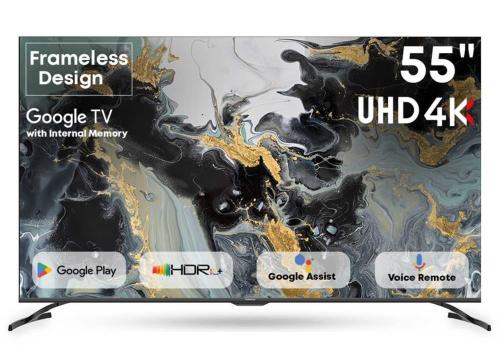 شاشه تورنيدو 55 سمارت 4K جوجل رسيفر داخلي مع اشترا...