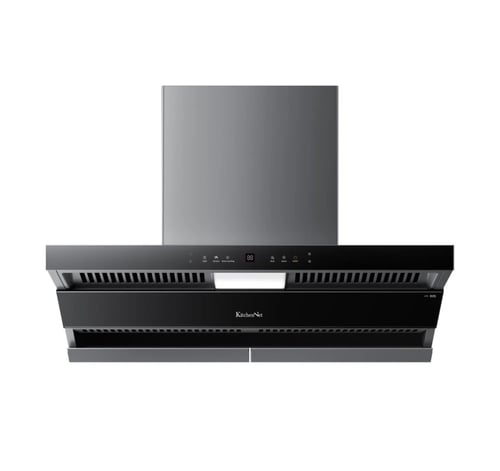 شفاط كتشن نت مودرن أسود يعمل باللمس وبحركة اليد قو...