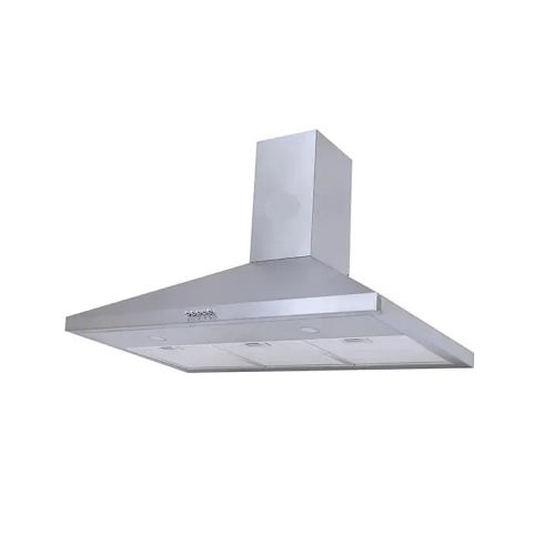 شفاط مع مدخنة جنرال كلاس 90 سم استيل 3 سرعات