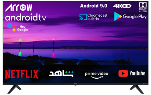 شاشة 50 بوصة ارو بنظام اندرويد معتمد HDR 4k