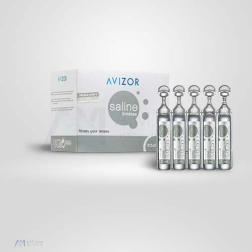 محلول العدسات الصلبة سالاين أمبولات Saline