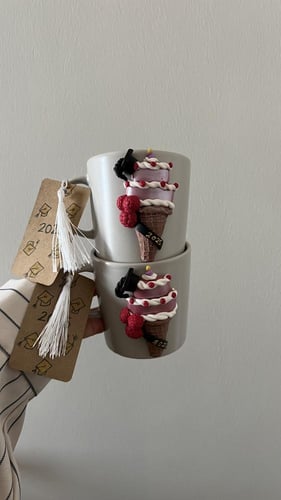 كوب كيكة التخرج