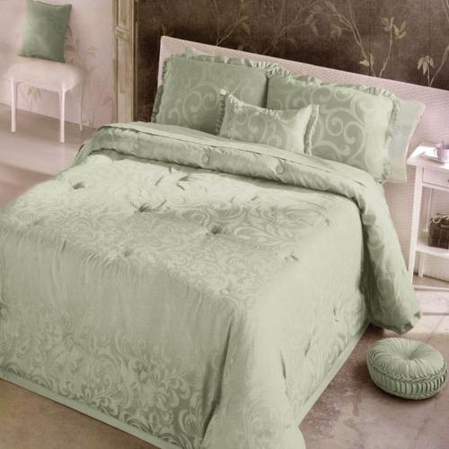 طقم لحاف بيركاردان أخضر 6 قطع مقاس سنجل 180×270 سم