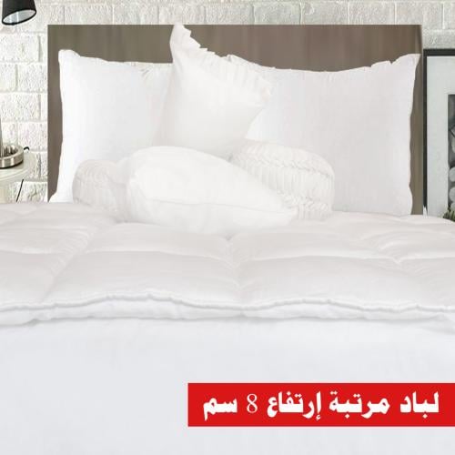 فروتشي لباد سرير فندقي ذو جوانب مطاطية مقاس 200×20...