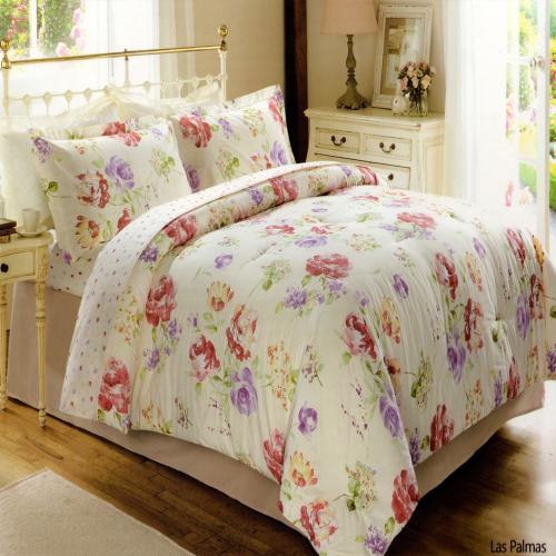 طقم لحاف لاس بالماس مشجر 5 قطع فروتشي مقاس كينج 27...