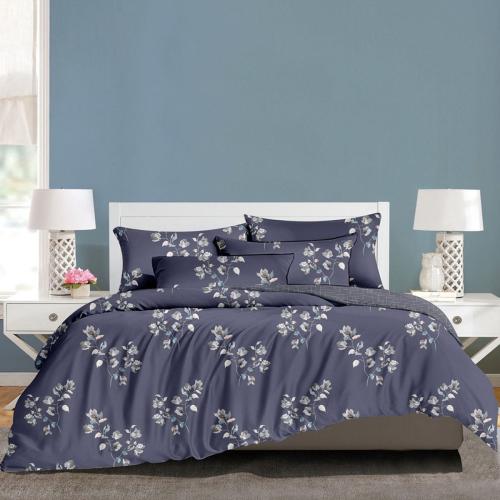 طقم لحاف فيفرت أزرق نقشة ألوان متعددة 6 قطع مقاس ك...