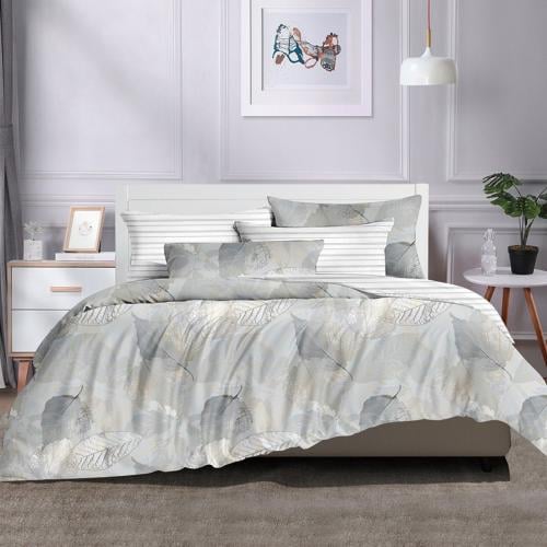 كيس لحاف فيفرت متعدد الألوان زهور سنجل طقم 3 قطع