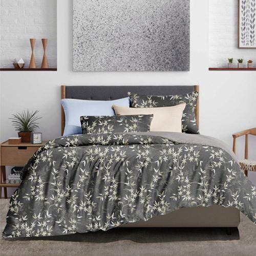 طقم لحاف فيفرت رمادي نقشة 6 قطع مقاس كينج 260×240...
