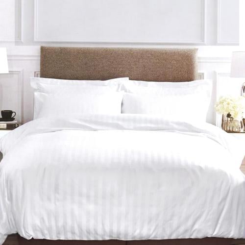 طقم لحاف أبيض فروتشي سنجل طقم 5 قطع