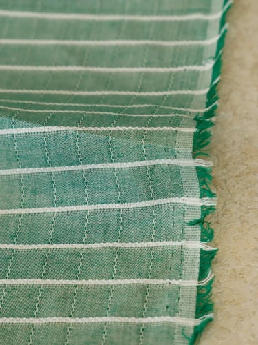 قطن كاروهات مقلم ( عرضين )