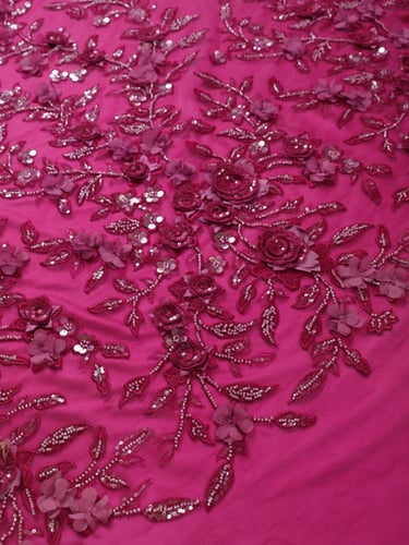 تل مطرز مشغو شك ( بوردة بارز )